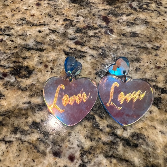 Taylor Swift Lover Earrings - Picture 2 of 2
